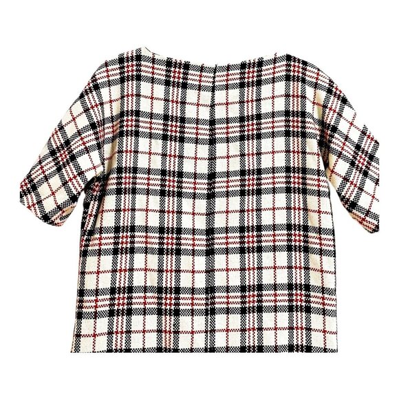 Zara Tartan Plaid Mini Dress, Size‎ S - Picture 8 of 12